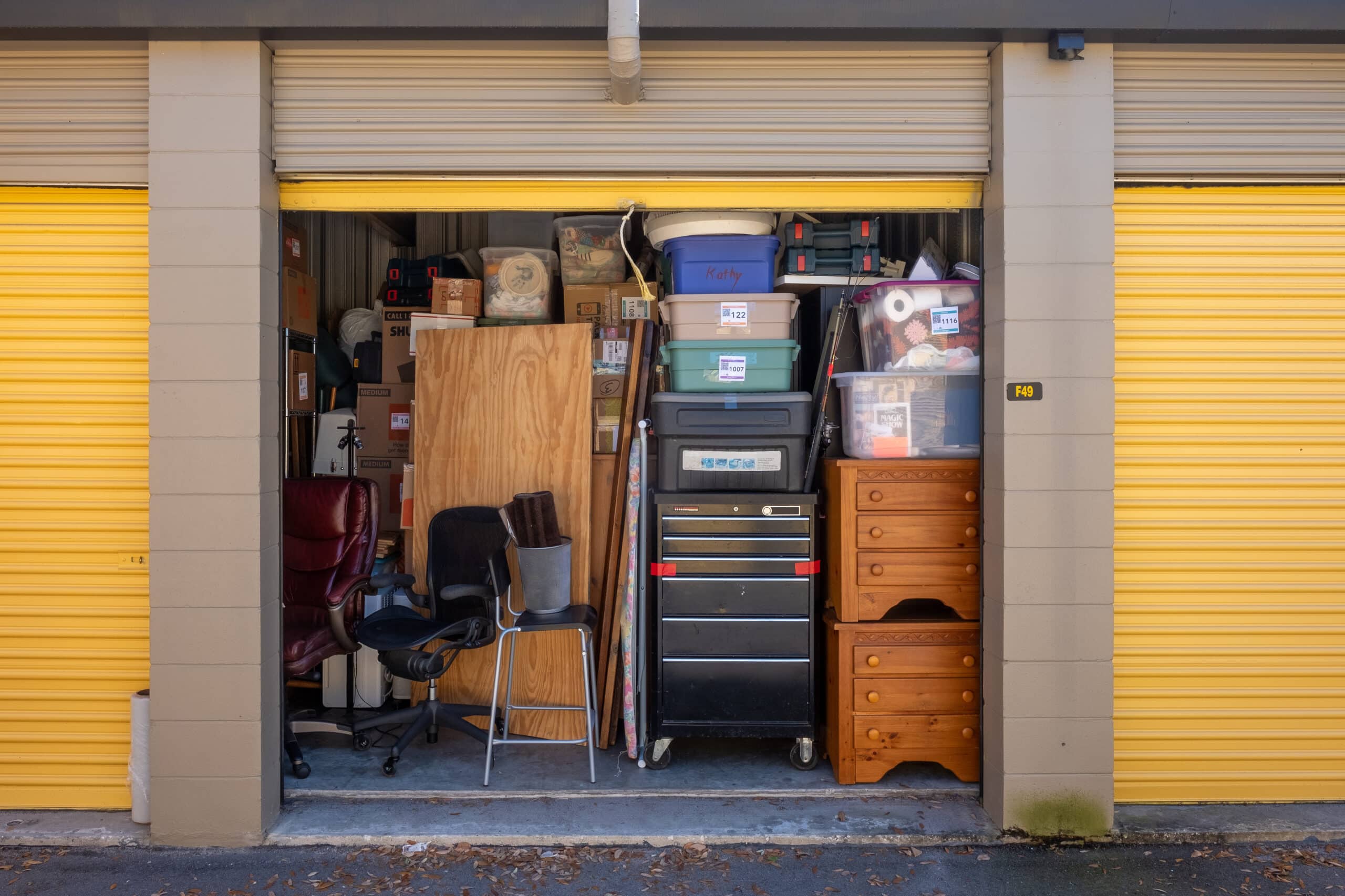 Storage Unit Size Comparison