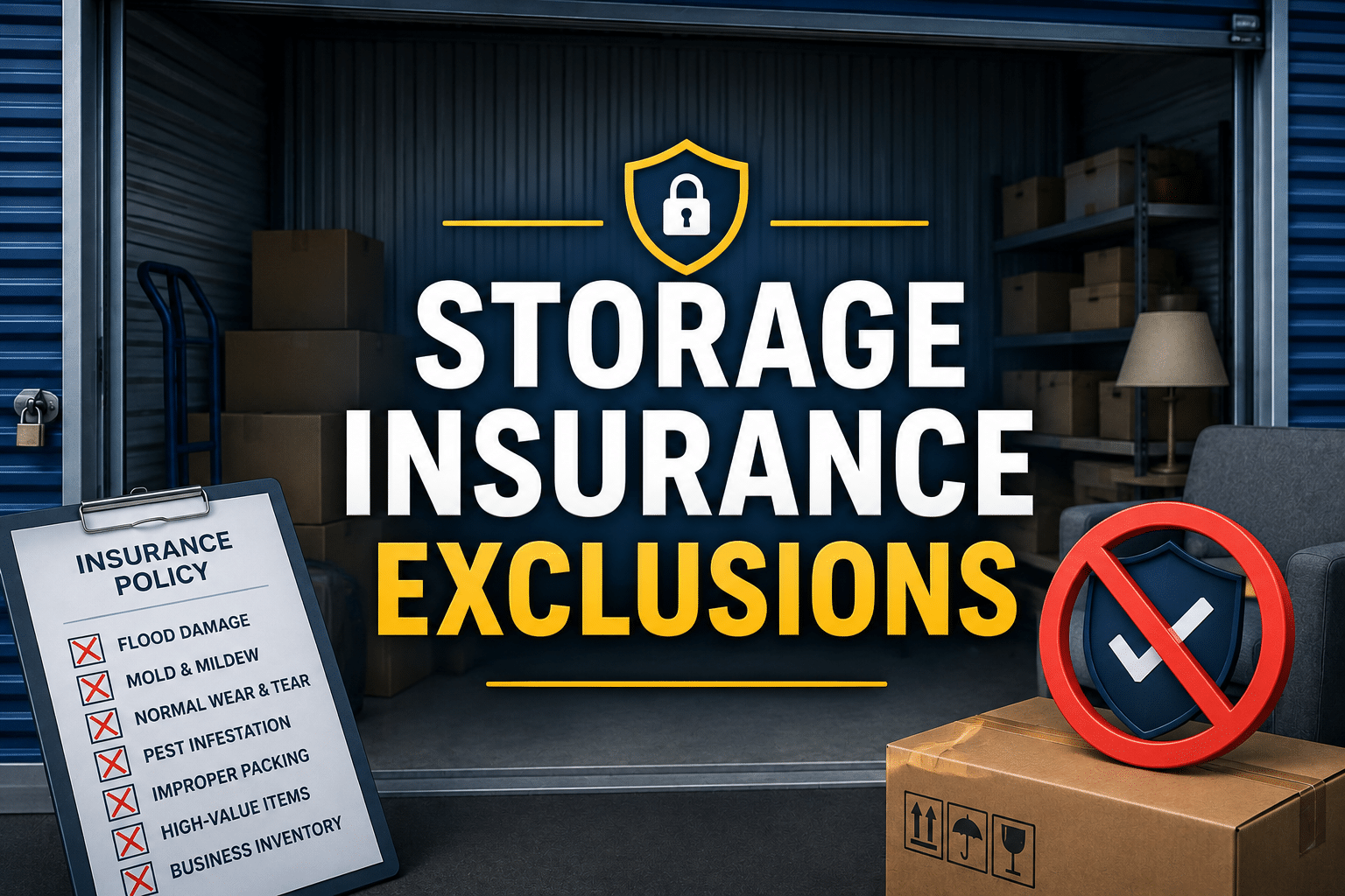 storage insurance, Storage Facility Insurance for Multi, Location Operators